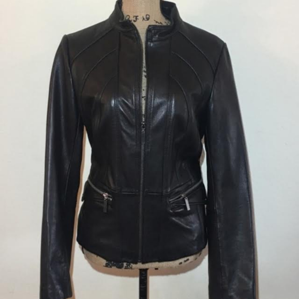 Gorgeous BGSD Black Leather Jacket